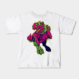 Graffiti 5 ( pink dinasour ) Kids T-Shirt